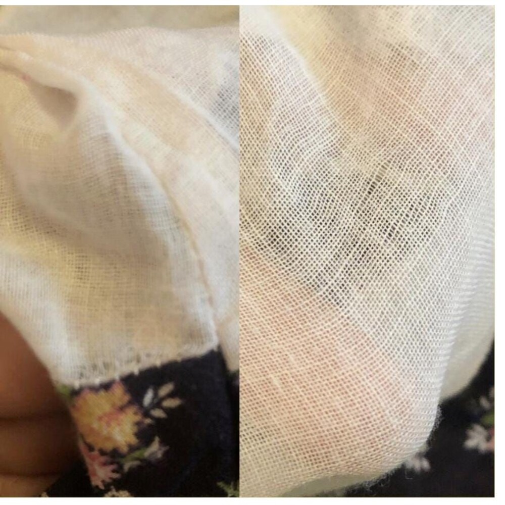 1970s DONI GIRL of California INC Prairie Long Sleeve Lace Floral Dress. Small - Picture 11 of 14